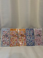 Disney Petit Drop Stickers 5pcs Pooh Stitch Mickey 101 Dogs