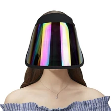 Face_Shield Protector Sun Visor Hat UV Protection Summer Sun Cap Great for Ou...