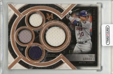 2018 Topps Museum Collection Yuli Gurriel Quad Relics Copper /75