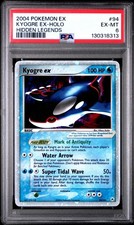 Pokemon EX Hidden Legends Kyogre ex 94/101 PSA 6