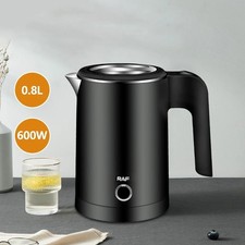 800ML Portable Electric Kettle Water Boiler Pot for Tea Stainless Steel Travel
