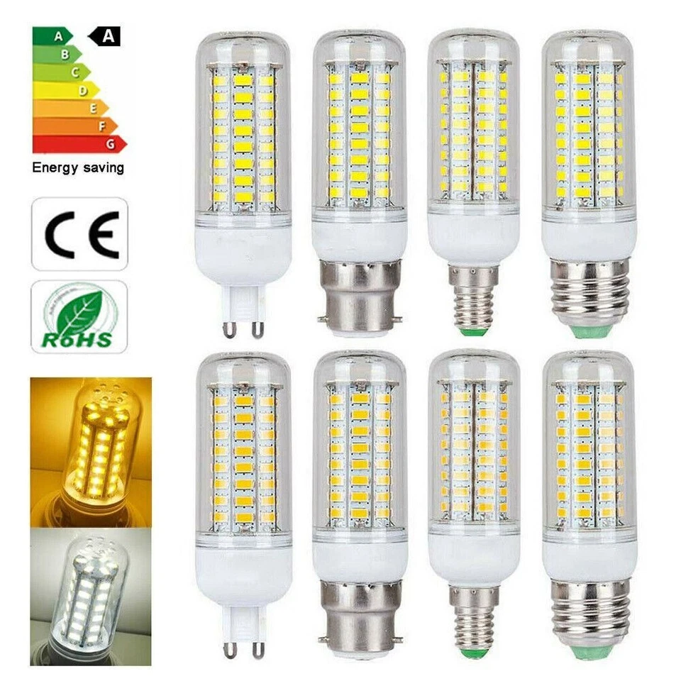LED Bulb E27 E14 GU10 G9 7W 15W 20W 25W Corn light bulbs Replace Halogen lamp - Image 2 of 4