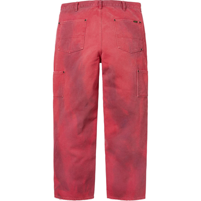 Supreme Reflective Double Knee Pant Black Red Denim 3colors FW25