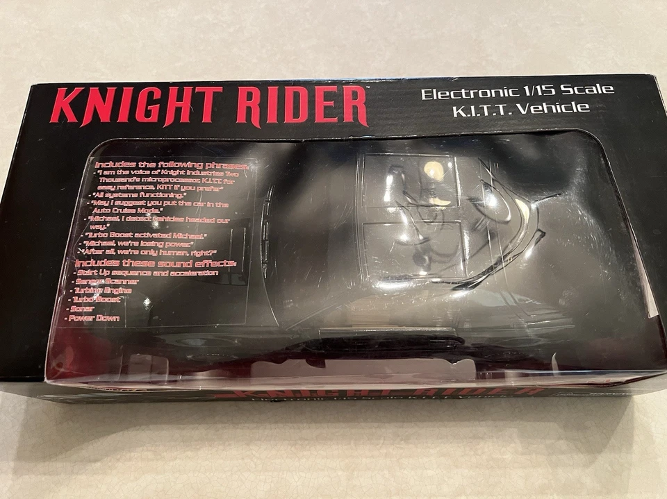 Knight Rider Electronic 1/15 Scale KITT Vehicle Car Diamond Select Toys-New-Read - Image 4 of 4