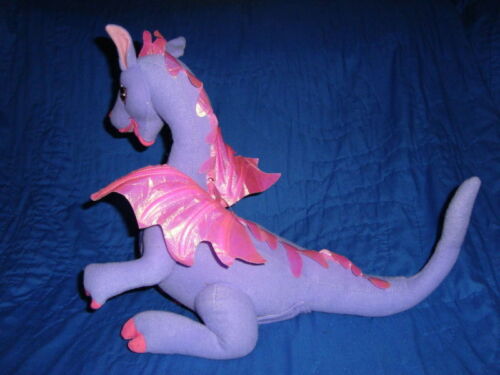 2002 Barbie Rapunzel Dragon Penelope Plush Talks/Wings move 12" - Imagen 2 de 7