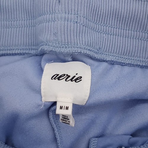 Aerie Hose Damen mittel ECHT besessen Velour hoch tailliert Flare Monaco blau M - Bild 7 von 8