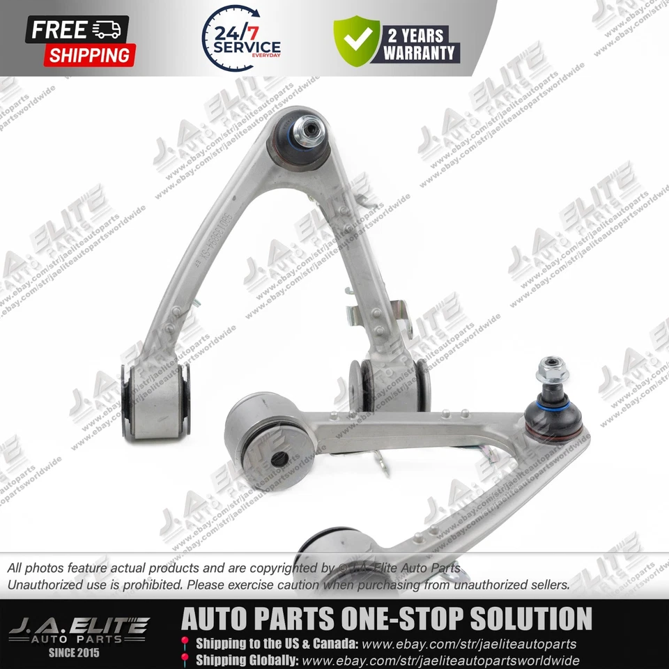 Kit de brazo de control delantero superior izquierdo derecho 2 piezas para Maserati Quattroporte (06-08) GT Foto 4 de 4