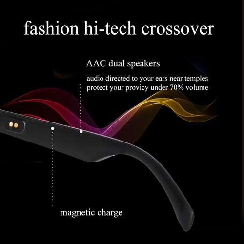 Polarized Smart Glasses Bluetooth 5.0 Headset Sunglasses Music Stereo Calling US - Picture 6 of 14