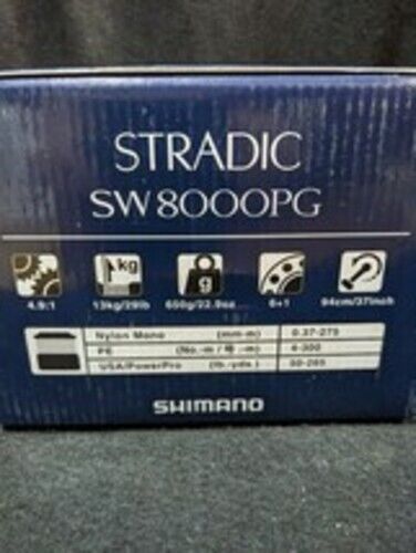 リール SHIMANO STRADIC SW8000PG Shimano Spinning Reel 24 Stradic SW 8000PG Gear4.9 | eBay