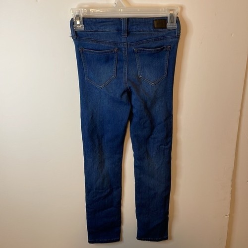 Celebrity Pink Girls Blue Skinny Jeans Stretch Size 8 - Picture 2 of 3