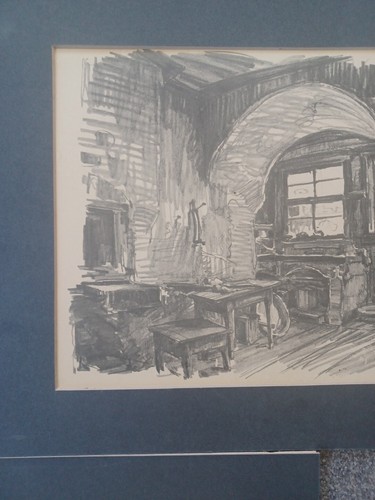 VINTAGE.V RARE.3×SIGNED PENCIL SKETCHS((PRINTS)) BY LJUBA IVANOVIC.1932/38. - Picture 8 of 15