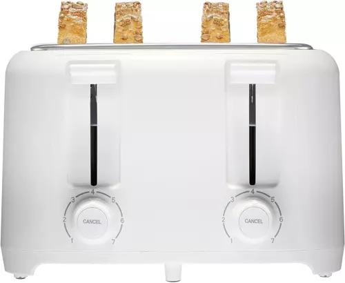 4 Slice Toaster with Extra Wide Slots for Bagels, Cool-Touch Walls, Shade Select