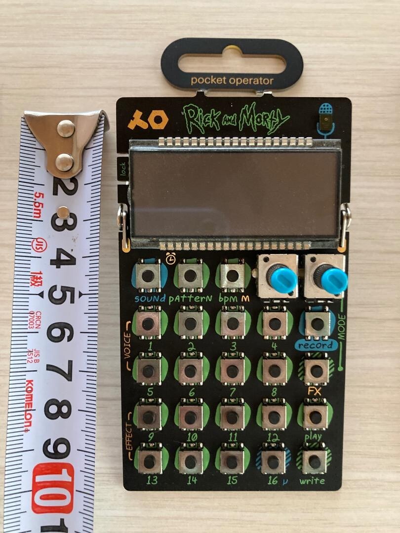 Teenage Engineering Pocket Operator PO-137 Rick and Morty PO-33  