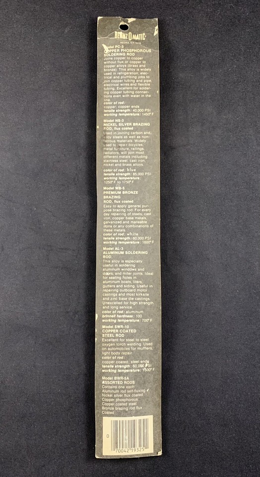 Bernzomatic Aluminum Brazing Welding Rods eBay