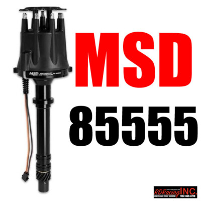 MSD Chevy V8 Verteiler Schwarz Pro-billet 85555 Verteilerkappe