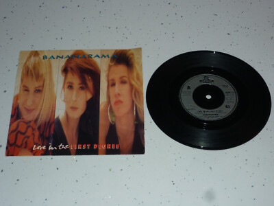 BANANARAMA LOVE IN THE FIRST DEGREE 7'' INCH SINGLE VINYL RECORD P/S 1987 EX+/NM