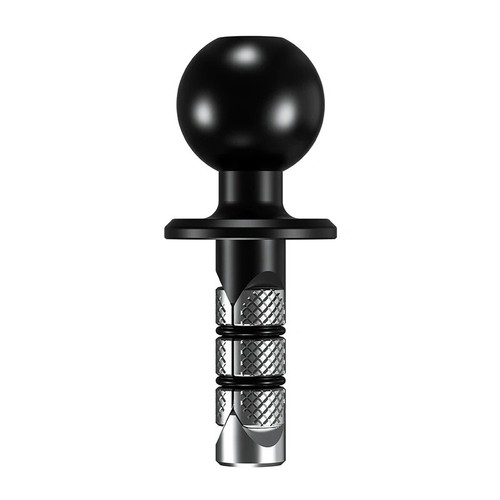 Support moto noir pour téléphone/GoPro/Insta360, boule 17mm/25mm, tige fourche - Photo 10/12