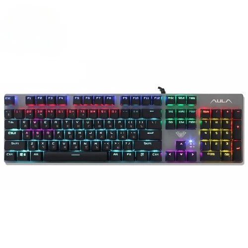 Hot Gaming Mechanical Keyboard 104 Keys Wired Backlit Metal Anti-ghostings - Image 3 of 4