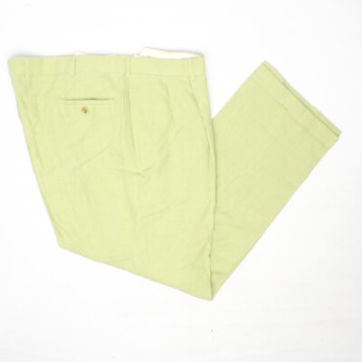 Ralph Lauren Purple Label Linen Pants Mens 41x32 Light Green