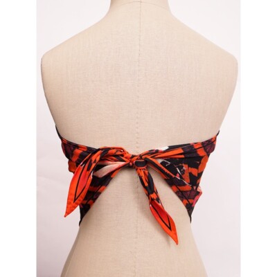 NEW $395 ALEXANDER MCQUEEN Red/Orange TIGER WINGS RUNWAY