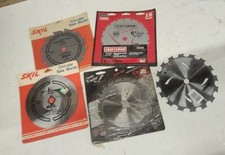 5 VTG Saw Blades,  Sears Craftsman Carbide C200, Skil, Original, CREDO Cuda