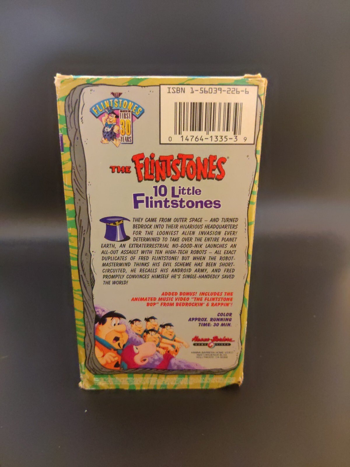 The Flintstones 10 zehn kleine Feuersteine Vintage VHS Cartoons 90er ...