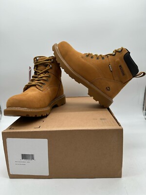 Wolverine Men's Floorhand 6'' WP Soft Toe Work Boot Wheat-W10642 Size 9 XTRA WIDE