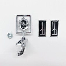 1984-86 Olds Cutlass Supreme 442 Stand Up Hood Emblem Tail Light Emblems Black 1984-86 Olds Cutlass Supreme 442 Stand Up Hood Emblem Tail Light Emblems Black