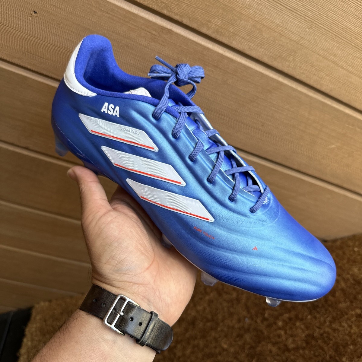 Adidas Copa Pure 2.1 FG Low Mens Soccer Cleats Shoes Blue 