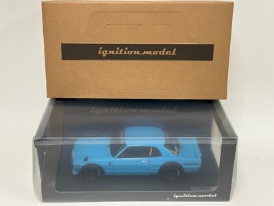 1/18 Ignition model Nissan Hakosuka Liberty walk LB-Work Blue 2627