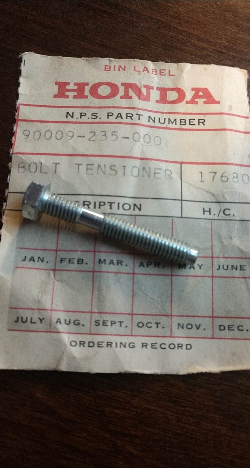 Oil Drain Plug: Honda CB175 / CB200 / CB350 / CB450 | Common Motor