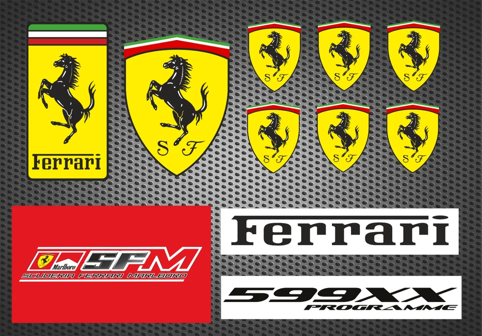 Ferrari Sticker set x 11