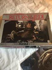 1983 CRAFT MASTER STAR WARS ROTJ JABBA THE HUTT ETC 70 PIECE PUZZLE SEALED