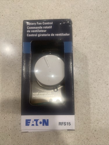 EATON Rotary Fan Control Switch RFS15-white - Picture 3 of 8