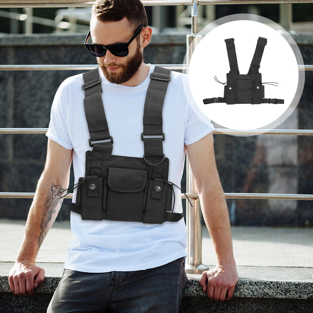 Gilet Multifonctionnel Sac Radio Wi-fi Personnalité Sacoche