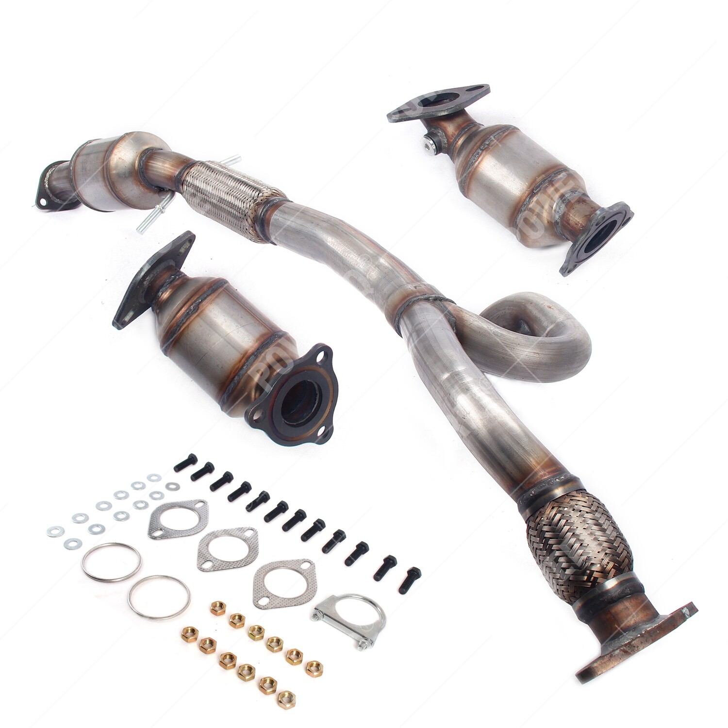 Fits BUICK LACROSSE 3.6L All Three Front Catalytic Converters 20102011