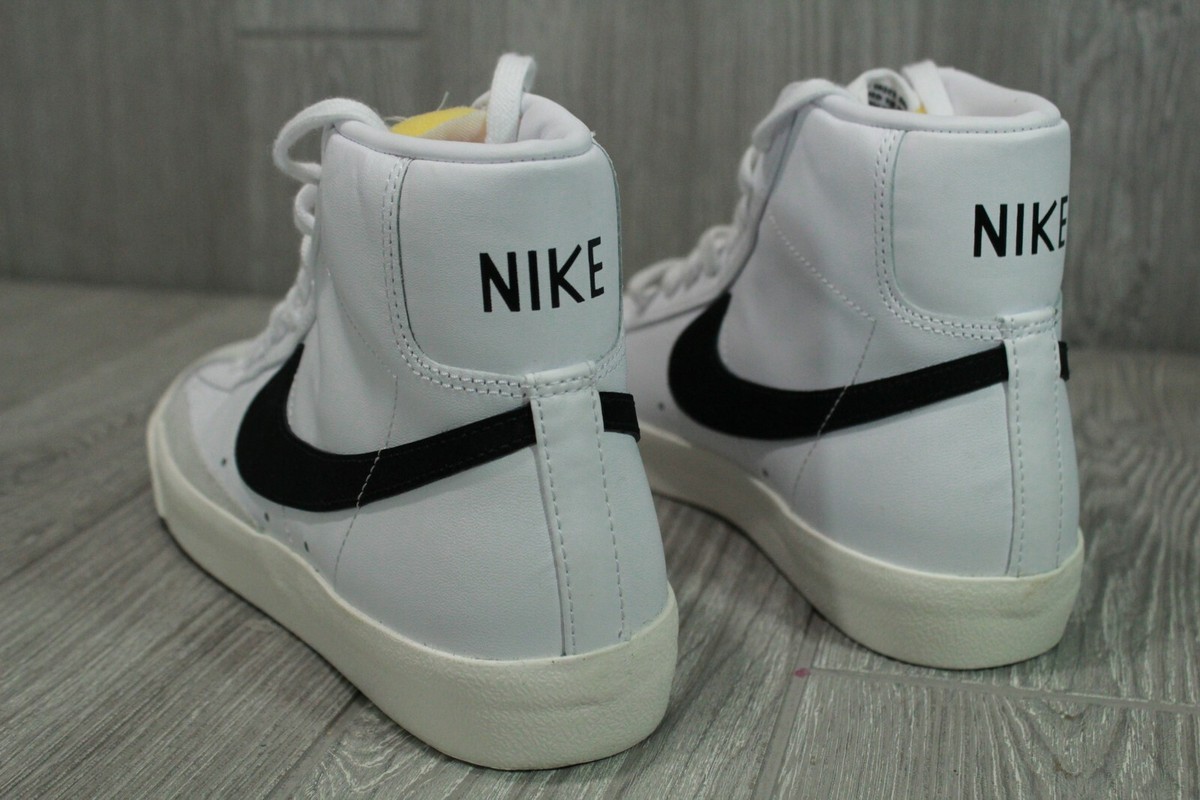 Nike Blazer Mid ‘77 Men’s Black & White Sneakers (fit 7.5 women’s) Amazon.com | Nike Mid 77 Blazer Trainers for Men in White  main image 4