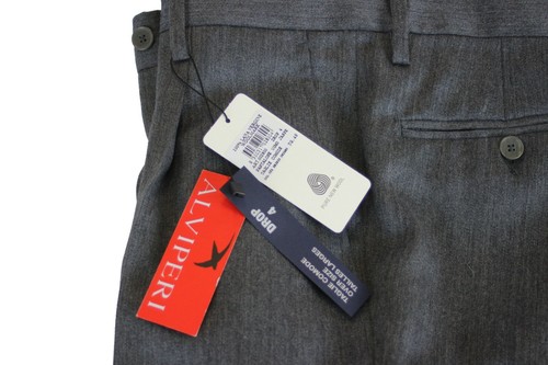 PANTALONE UOMO CLASSICO PURA LANA JASPÈ ANCHE TAGLIE FORTI FINO TG.71 CALIBRATA - Foto 26 di 46