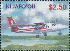 Tonga Niuafo&rsquo;ou #SG323c MNH 2002 Island Mail Twin Otter 248c