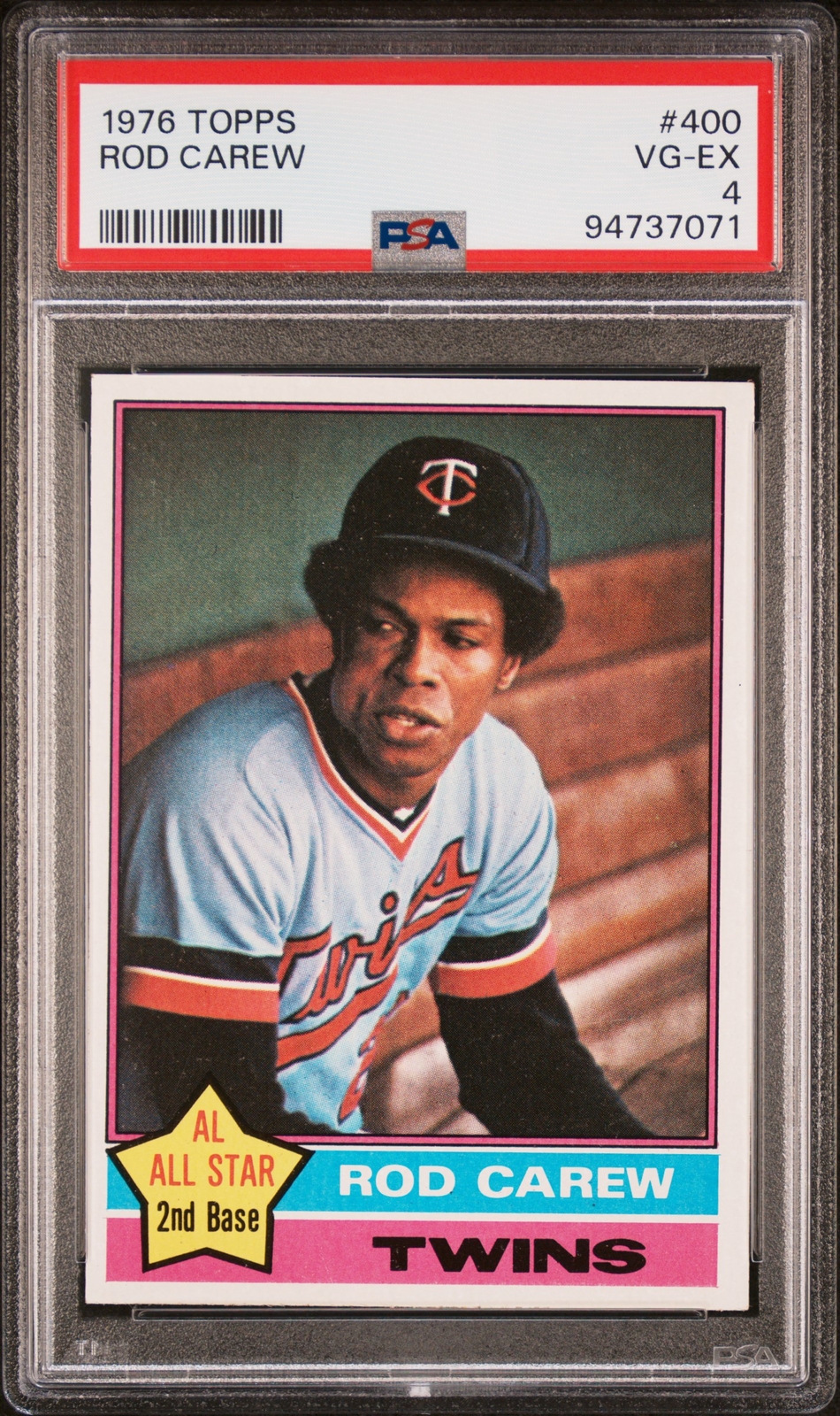 1976 TOPPS #400 ROD CAREW PSA 4