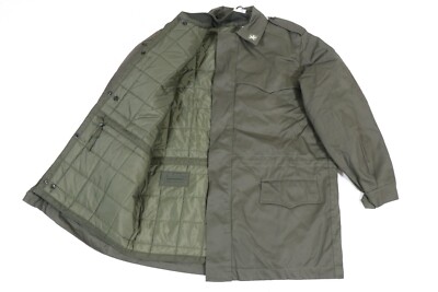 Original Italienische Armee Parka Olivgrün Militärjacke