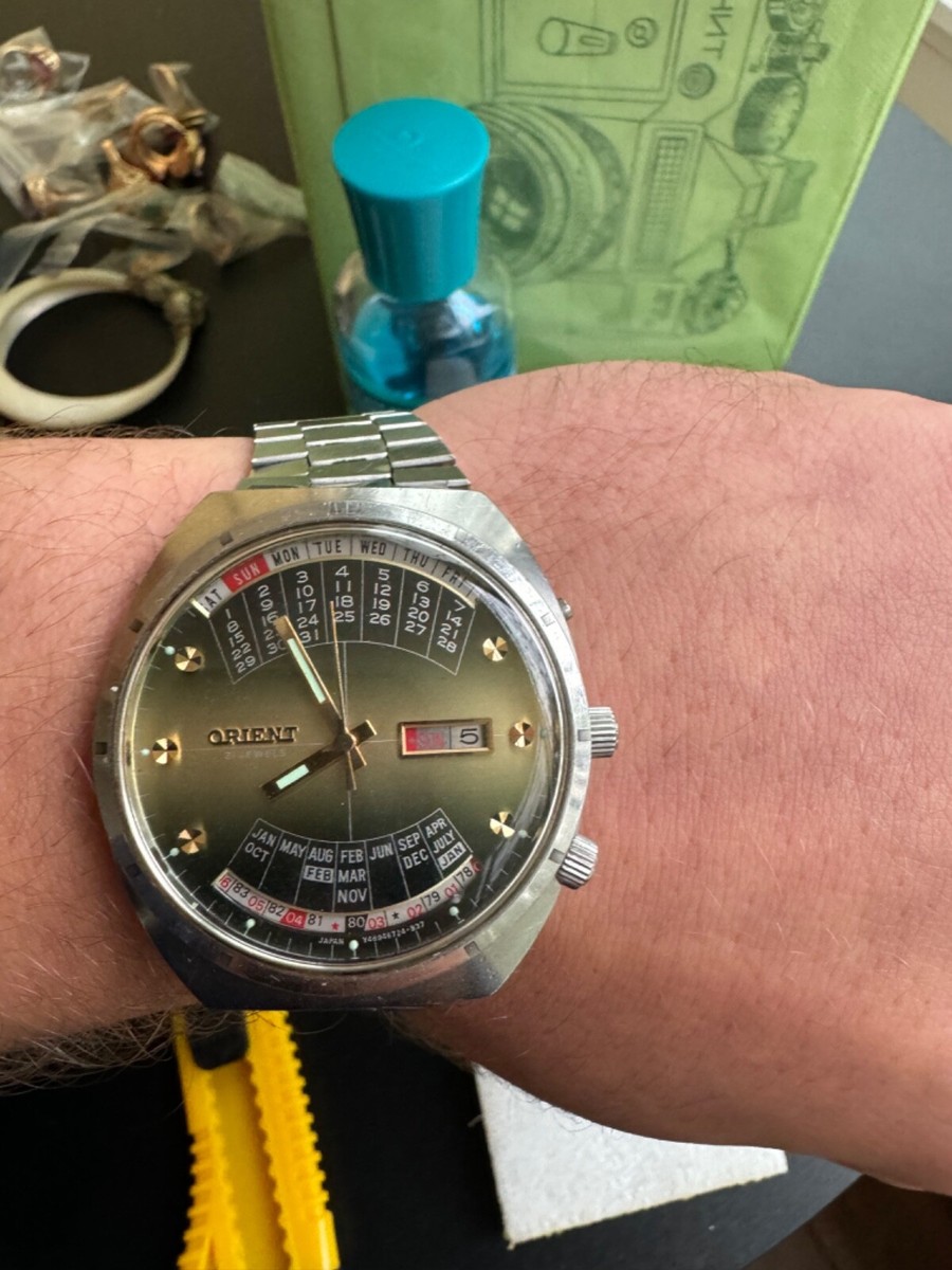 Japanese Automatic Watch Orient College Perpetual Multi Year