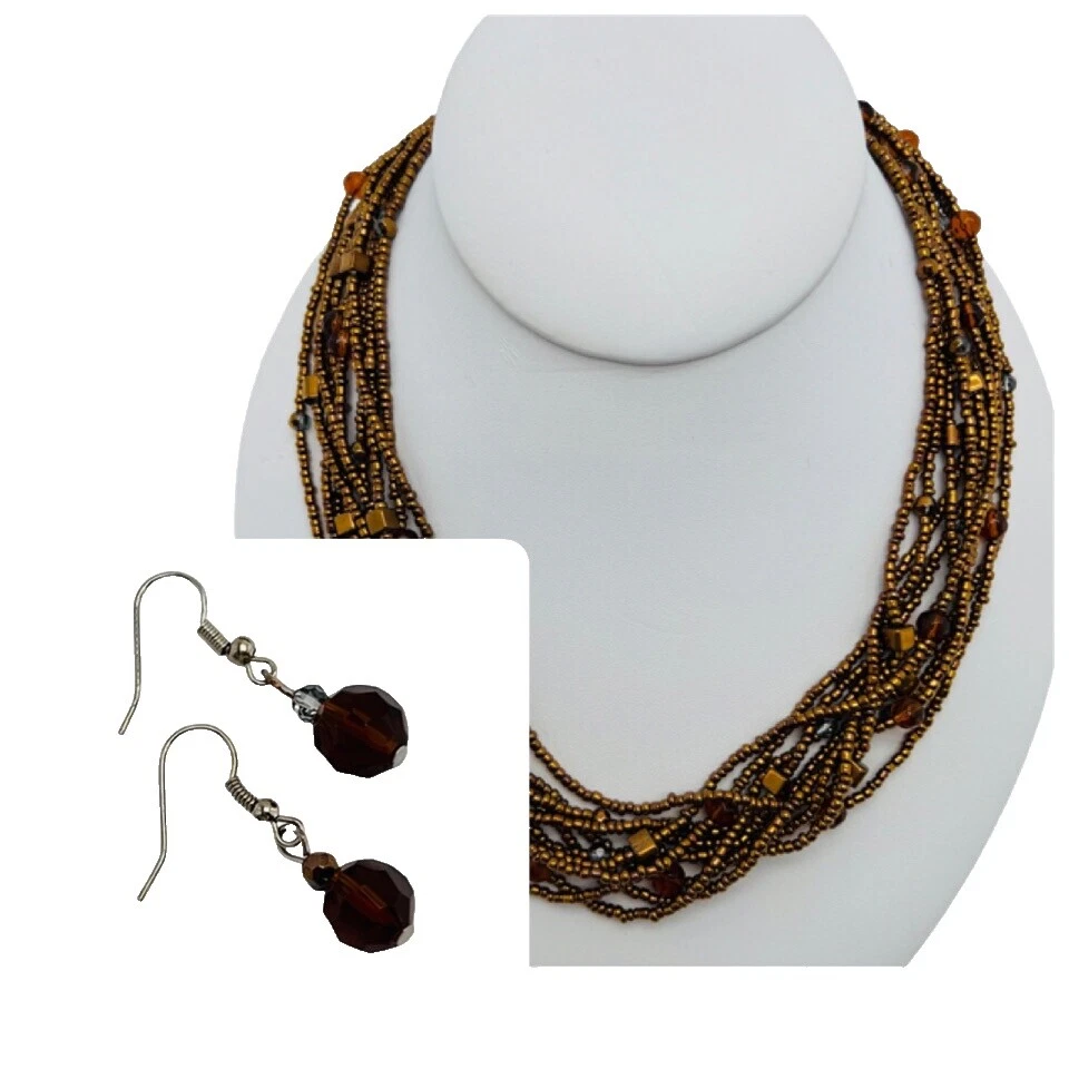 Juegos de joyas de moda Marrón