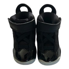 Nike Air Jordan 6 Rings TD Space Jam 323420-016 Toddler 5C Black Leather Shoes