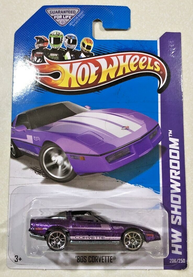 2013 Hot Wheels Showroom '80s Corvette Car PURPLE VHTF | eBay