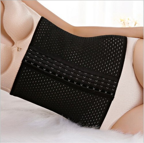 Damen Gürtel Bauch Taille Schmal Gürtel Bauch Kontrolle Einfarbig Übergröße Shapewear 15091 - Bild 3 von 15