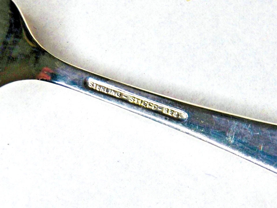 2 Stieff Rose Sterling Silver  6 7/8" Dinner Forks - Image 3 of 4