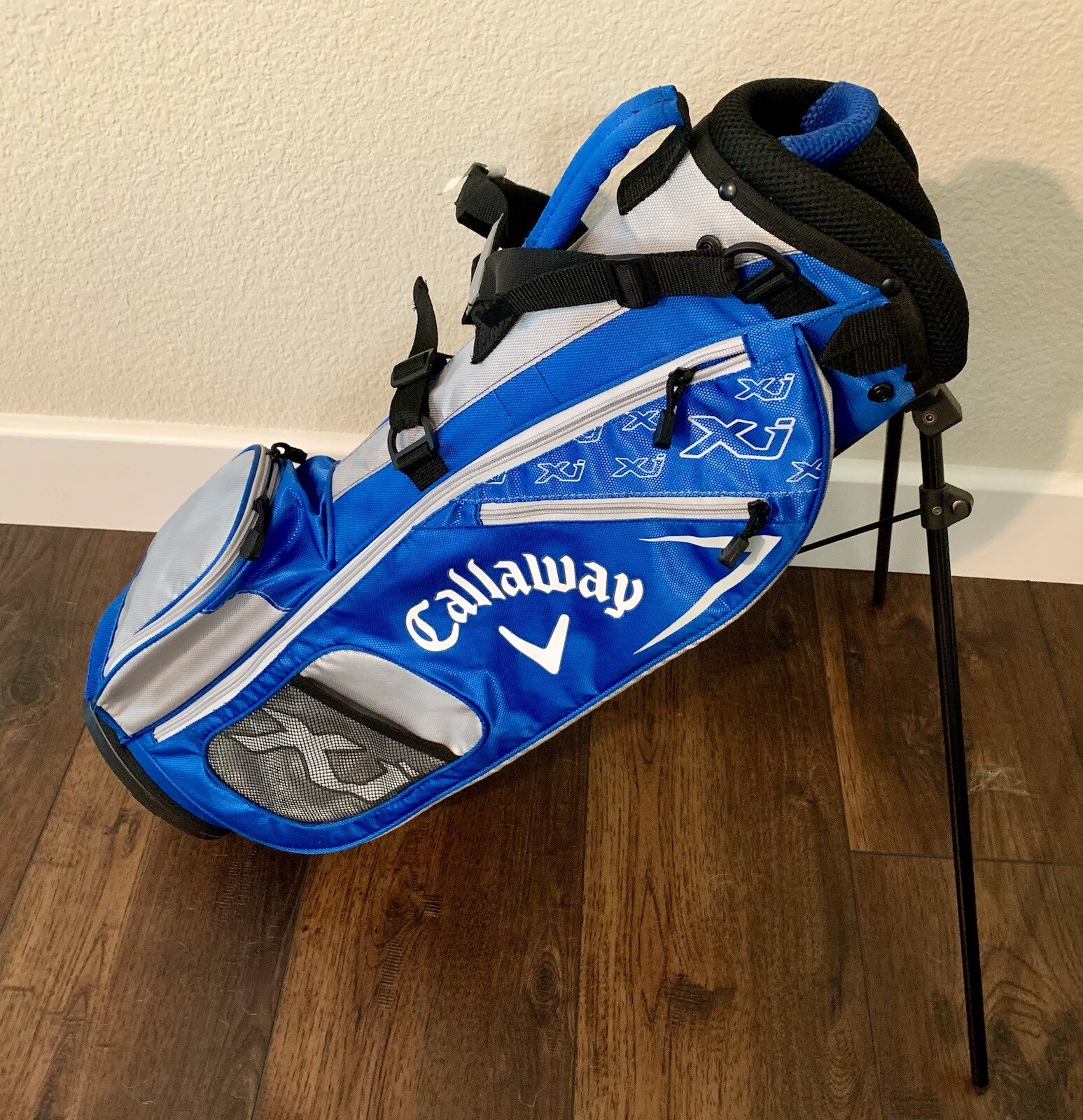 Callaway XJ Series Junior Youth Golf Bag Stand Bag Blue Black Grey Dual