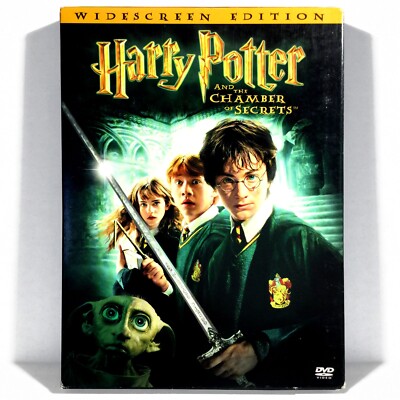 Harry Potter &Chamber of Secrets (2-Disc DVD, 2002, Widescreen) Daniel Radcliffe