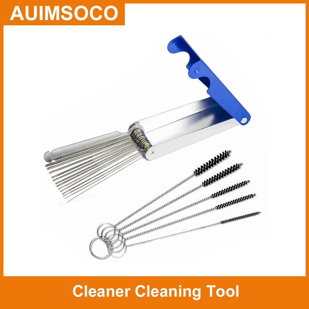 18X Carb Jet Cleaning Tool Carburetor Wire Cleaner Kit For Motorcycle
